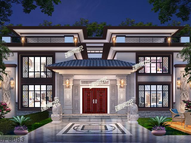 豪華中式別墅設(shè)計(jì)圖，獨(dú)特建筑讓人羨慕不已！