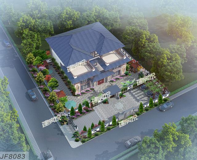 豪華中式別墅設(shè)計(jì)圖，獨(dú)特建筑讓人羨慕不已！