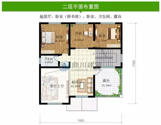 三層復(fù)式別墅設(shè)計(jì)圖，挑空客廳設(shè)計(jì)+堂屋，低調(diào)而不奢華