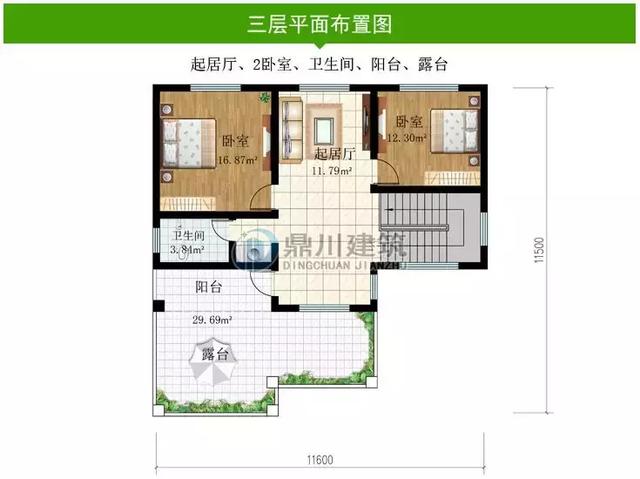 三層復(fù)式別墅設(shè)計(jì)圖，挑空客廳設(shè)計(jì)+堂屋，低調(diào)而不奢華
