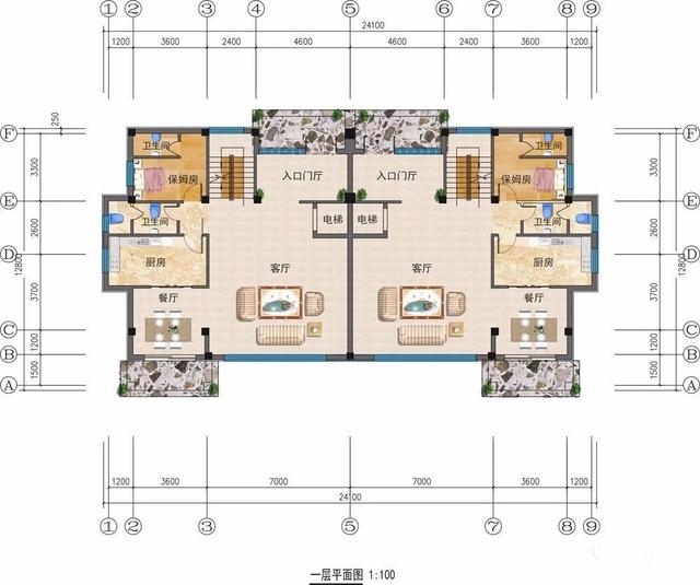 豪華別墅設(shè)計圖，蓋自己的房讓別人羨慕去吧！