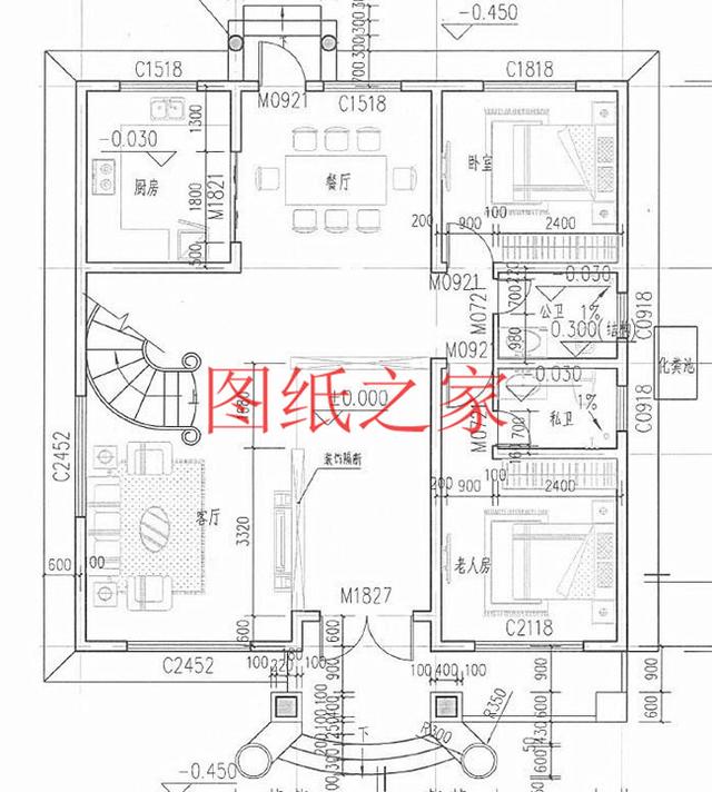 120平米三層別墅設(shè)計(jì)圖，新穎獨(dú)特、簡約大氣，幾十年也不會過時！