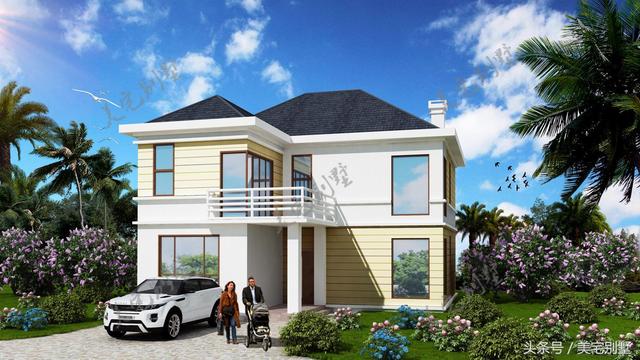 田園小別墅設(shè)計(jì)圖，10.8X12挑空客廳，您喜歡嗎？