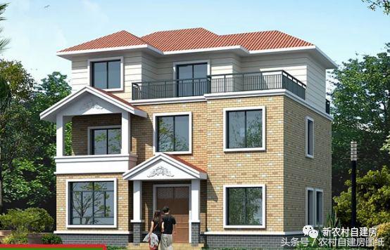 3套經(jīng)典別墅設(shè)計(jì)圖，多間臥室?guī)Э净鸱亢蜁衽_(tái)，造價(jià)只要25萬