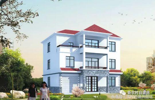 3套經(jīng)典別墅設(shè)計(jì)圖，多間臥室?guī)Э净鸱亢蜁衽_(tái)，造價(jià)只要25萬