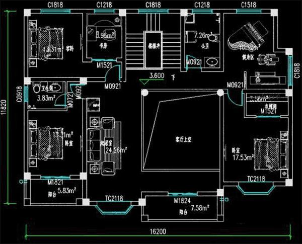 二層農(nóng)村自建房，精致完美，帶車庫(kù)挑空客廳，品味人最愛！
