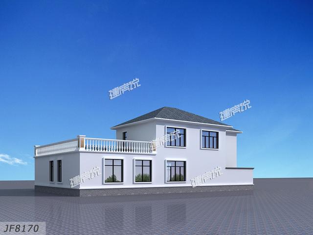 30幾萬(wàn)建大露臺(tái)帶庭院的別墅設(shè)計(jì)圖，現(xiàn)在入手為時(shí)不晚。