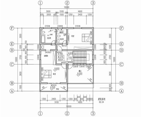 雙車庫(kù)三層別墅設(shè)計(jì)圖， 時(shí)尚外觀，經(jīng)濟(jì)實(shí)用，戶型合理。