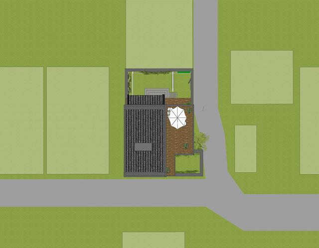 新中式別墅設(shè)計(jì)圖，三層鄉(xiāng)村復(fù)古別墅。