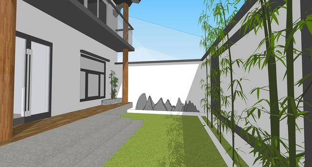 新中式別墅設(shè)計(jì)圖，三層鄉(xiāng)村復(fù)古別墅。