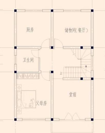 開間8、9米的兩款自建房，占地小，格局優(yōu)良，值得參考。