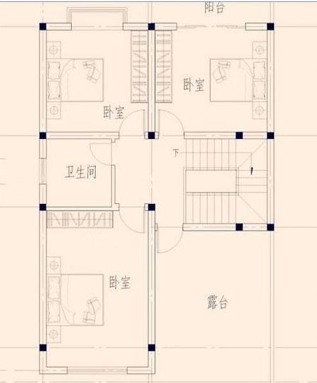 開間8、9米的兩款自建房，占地小，格局優(yōu)良，值得參考。