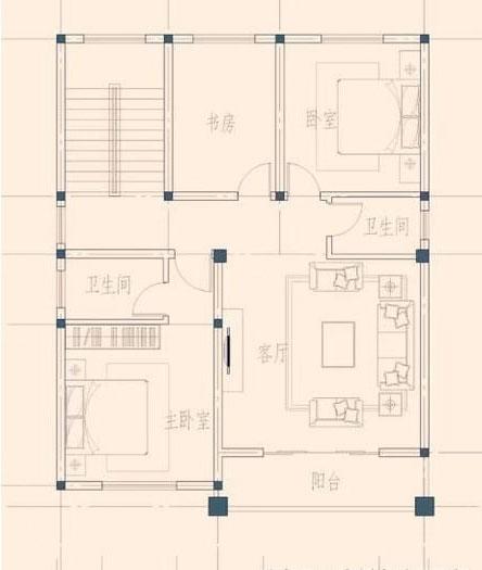 開間8、9米的兩款自建房，占地小，格局優(yōu)良，值得參考。
