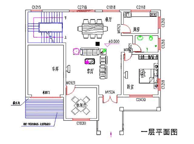 造價(jià)30萬(wàn)的農(nóng)村別墅設(shè)計(jì)圖，多功能設(shè)計(jì)！