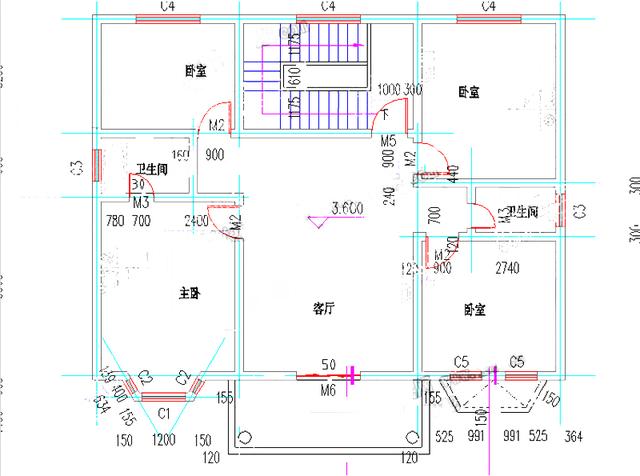 飄窗小別墅設(shè)計圖，上有閣樓，既隔熱又洋氣！