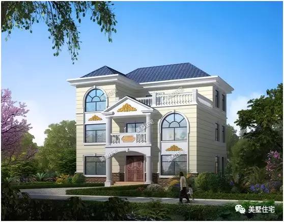 占地120平左右的別墅設(shè)計圖，美觀實用，適合每家每戶。