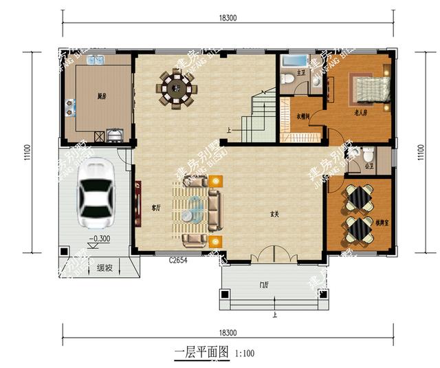 四層別墅設(shè)計(jì)圖，帶車庫，挑空設(shè)計(jì)，給您品質(zhì)生活！