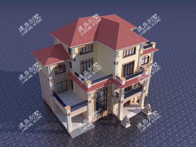 四層別墅設(shè)計(jì)圖，帶車庫，挑空設(shè)計(jì)，給您品質(zhì)生活！