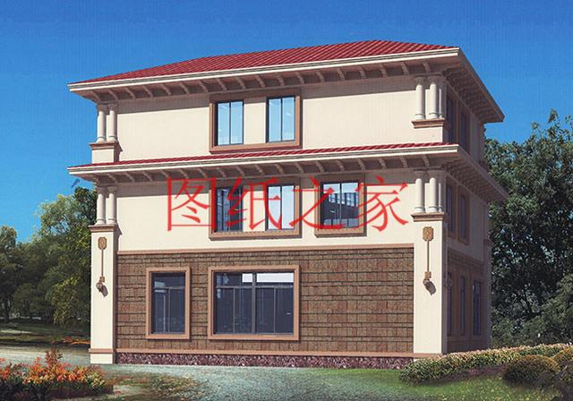 150平7臥室的農(nóng)村三層自建房，簡單大氣，正在熱銷中...