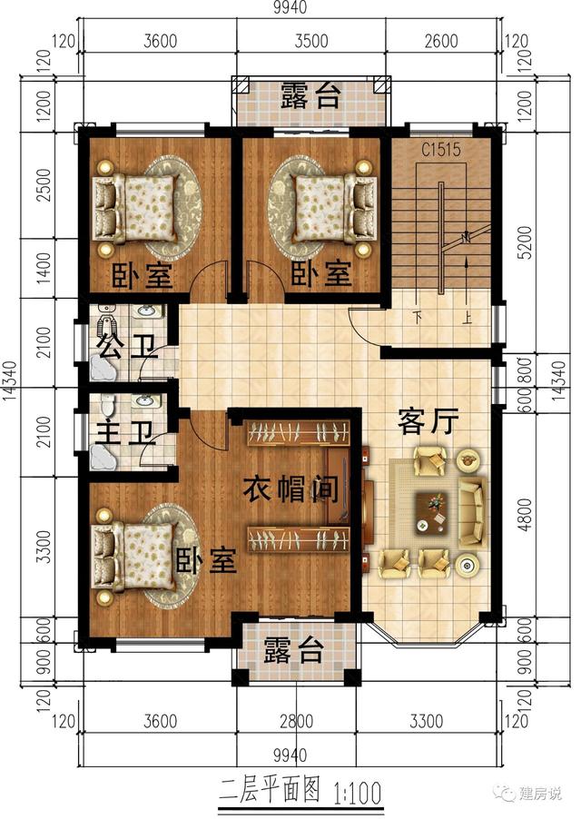 三層帶車庫的別墅設(shè)計(jì)圖，造價(jià)30W，享受優(yōu)質(zhì)生活！