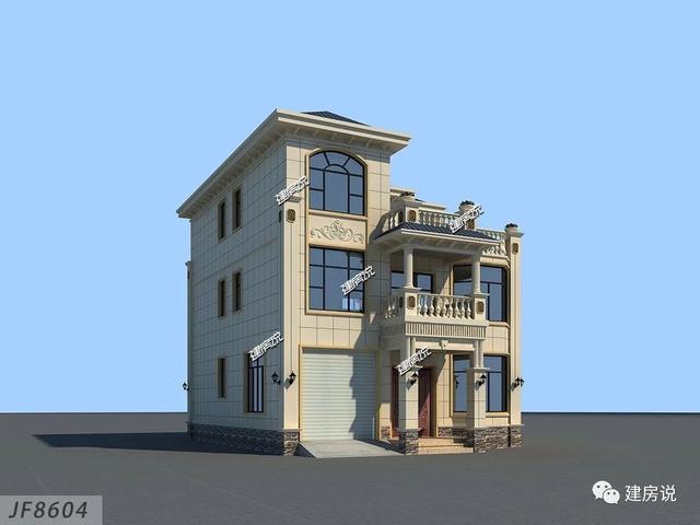 三層帶車庫的別墅設(shè)計(jì)圖，造價(jià)30W，享受優(yōu)質(zhì)生活！