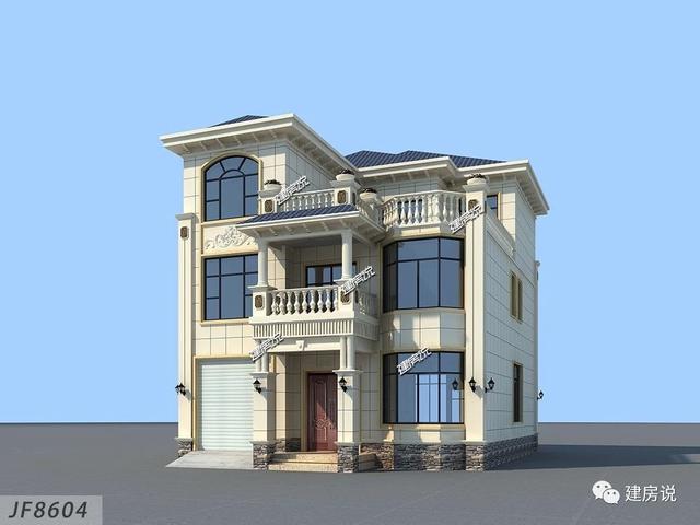 三層帶車庫的別墅設(shè)計(jì)圖，造價(jià)30W，享受優(yōu)質(zhì)生活！