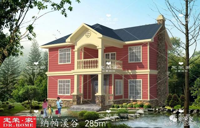 二層別墅設計圖，五室三廳四衛(wèi)，摒棄了繁瑣和奢華。