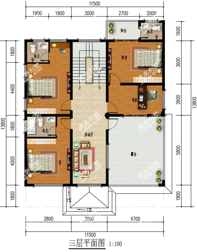 3棟開(kāi)間11.5m農(nóng)村自建房，不求其他只求家人在側(cè)。