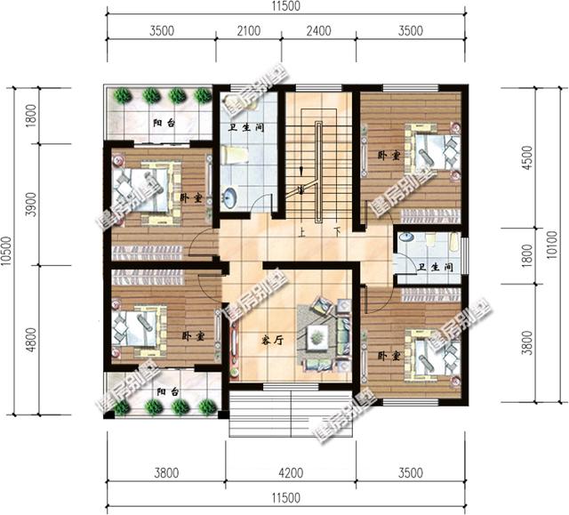 3棟開(kāi)間11.5m農(nóng)村自建房，不求其他只求家人在側(cè)。