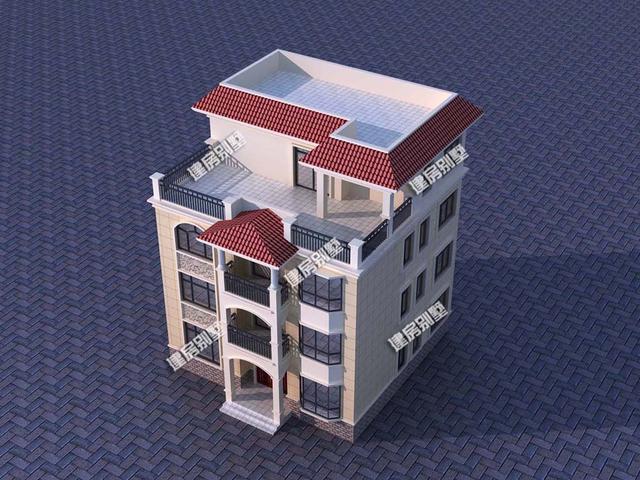 11x10.3四層別墅設(shè)計圖，占地118平，歡迎參考！