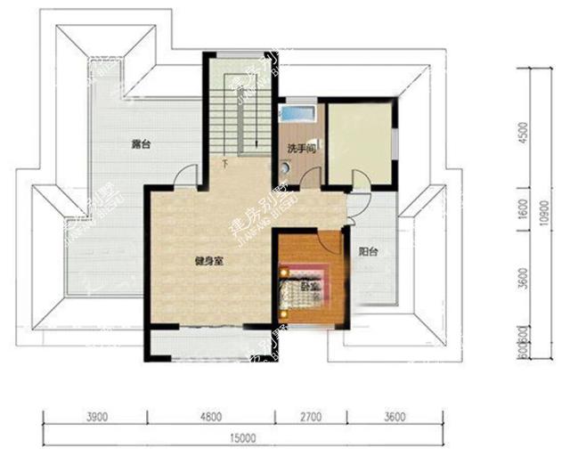 爆款開間15m別墅設(shè)計圖，設(shè)計新穎獨特，立體感十足