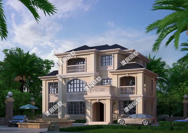 爆款開間15m別墅設(shè)計圖，設(shè)計新穎獨特，立體感十足