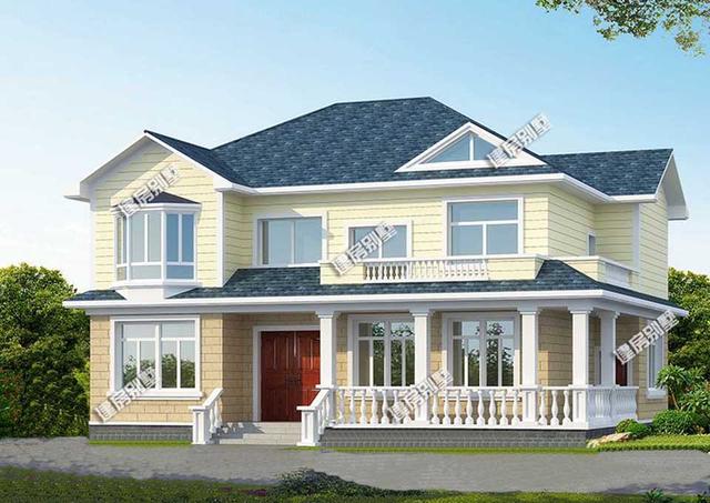 爆款開間15m別墅設(shè)計圖，設(shè)計新穎獨特，立體感十足