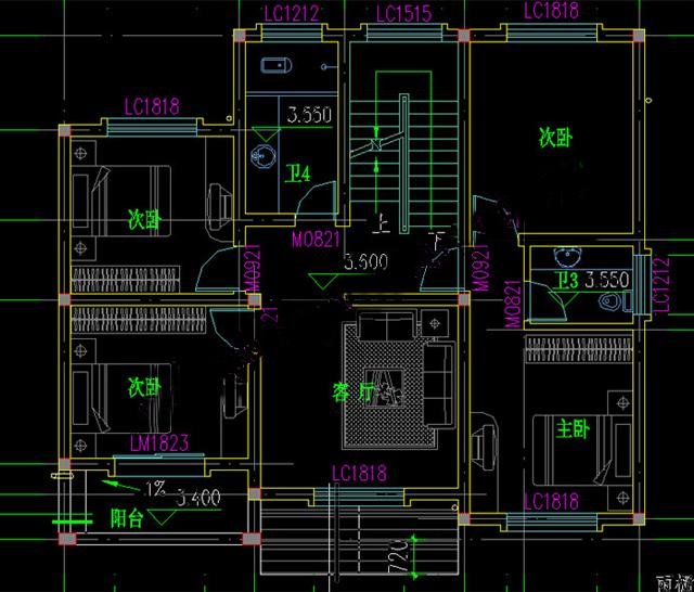 三層農(nóng)村自建房，戶型簡約大方實用！您心動沒？