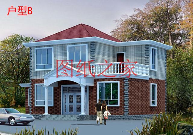 現(xiàn)代二層別墅設(shè)計(jì)圖，經(jīng)濟(jì)實(shí)惠造價(jià)低廉，您還在等什么？