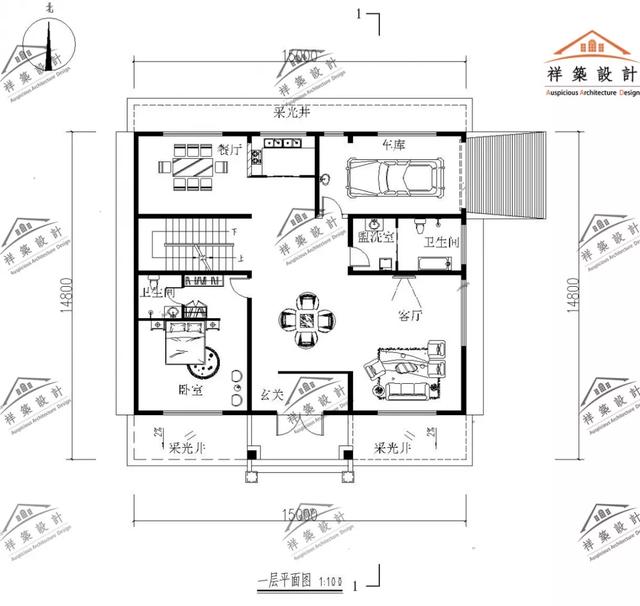 歐式風格別墅設計圖 ，造價低廉，經濟實用型別墅。
