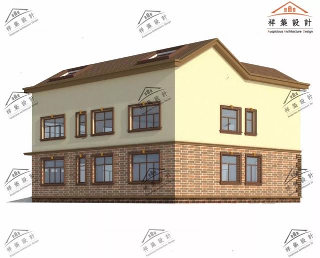 歐式風格別墅設計圖 ，造價低廉，經濟實用型別墅。