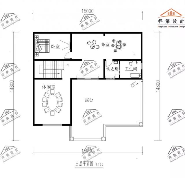 歐式風格別墅設計圖 ，造價低廉，經濟實用型別墅。