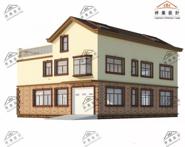 歐式風格別墅設計圖 ，造價低廉，經濟實用型別墅。