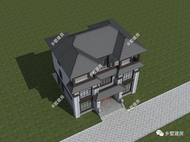 三層新中式別墅設(shè)計(jì)圖，一樣的土地，給您不一樣的生活體驗(yàn)
