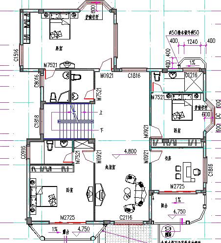 復(fù)式三層帶夾層別墅設(shè)計(jì)圖，610㎡大家庭必備！