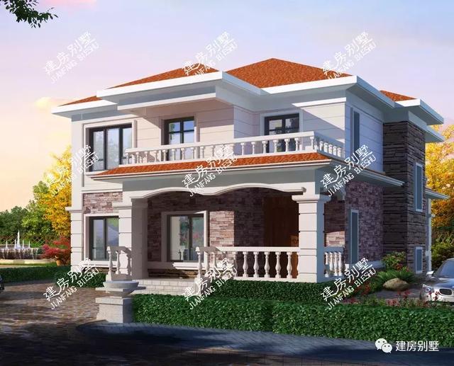 新型別墅設(shè)計(jì)圖，一眼就被迷住您多看幾眼就想建一棟