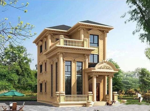 兩層小戶型別墅設(shè)計圖，五室兩廳功能齊全。