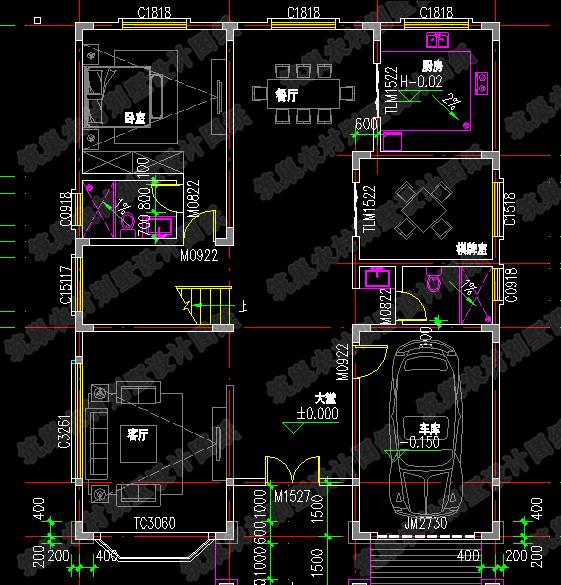 三層半四層別墅設(shè)計圖，多功能設(shè)計，讓您滿意入住。