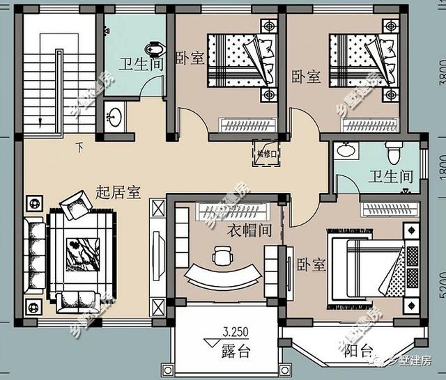 黃金別墅設(shè)計(jì)圖，造價(jià)二三十萬(wàn)，依山傍水好去處！