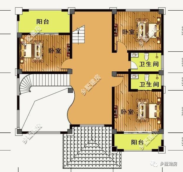 黃金別墅設(shè)計(jì)圖，造價(jià)二三十萬(wàn)，依山傍水好去處！