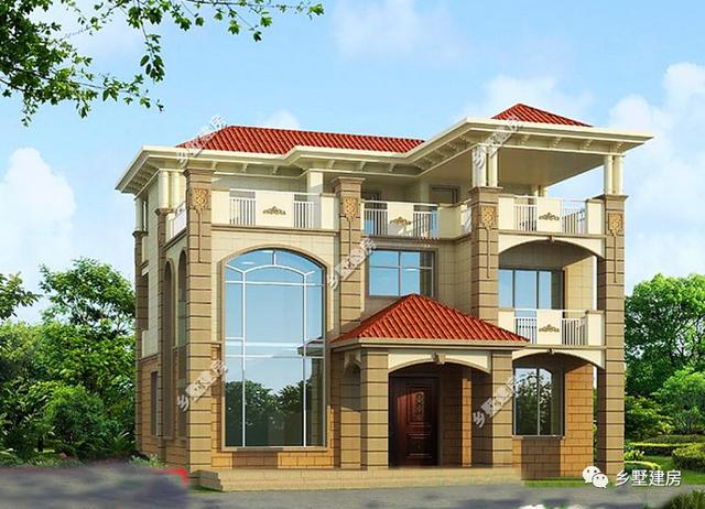 黃金別墅設(shè)計(jì)圖，造價(jià)二三十萬(wàn)，依山傍水好去處！