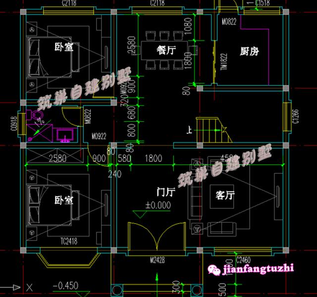 10x11米大方三層別墅設(shè)計(jì)圖，帶露臺(tái),造價(jià)只要25W！