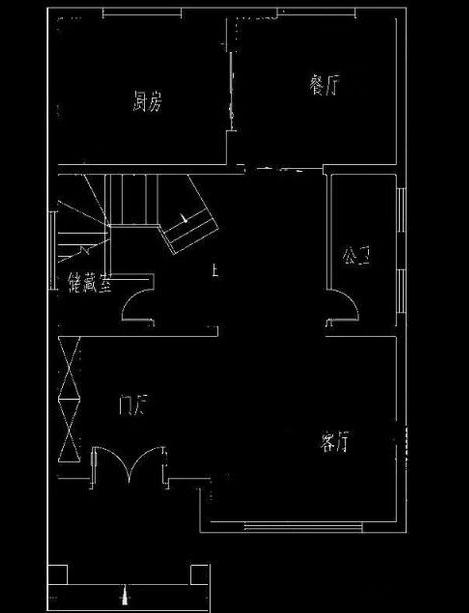 小戶型別墅設計圖，挑空客廳設計，五室三廳非常實用