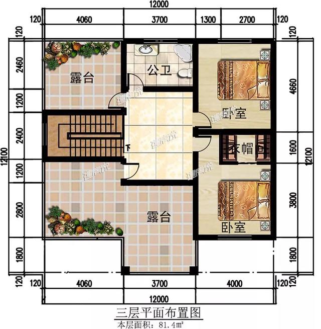 新型別墅設計圖，孝敬父母，讓他們安享晚年。